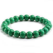 Load image into Gallery viewer, Trendy Men Black Lava Natural Stone Bracelet Charm Women Turquoises Transparent White Bead Strand Bracelets&amp;Bangles Yoga Jewelry