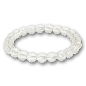 Trendy Men Black Lava Natural Stone Bracelet Charm Women Turquoises Transparent White Bead Strand Bracelets&Bangles Yoga Jewelry