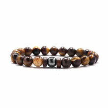 Load image into Gallery viewer, Fashion Lava Stone Bracelet Men Natural Moonstone Bead Chakra Bracelet Male Charm Diffuser Bracelets Heren Armband Jewelry Gift