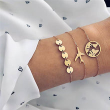 Load image into Gallery viewer, ABDOABDO Charm Bracelets for Women Vintage Friendship Bracelets Bohemian Bead Bracelet Femme Snap Button Jewelry Gifts for Women