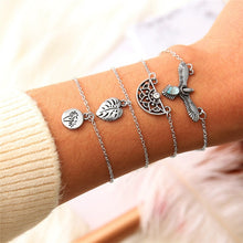 Load image into Gallery viewer, ABDOABDO Charm Bracelets for Women Vintage Friendship Bracelets Bohemian Bead Bracelet Femme Snap Button Jewelry Gifts for Women
