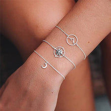 Load image into Gallery viewer, ABDOABDO Charm Bracelets for Women Vintage Friendship Bracelets Bohemian Bead Bracelet Femme Snap Button Jewelry Gifts for Women