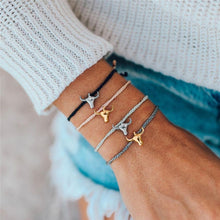 Load image into Gallery viewer, ABDOABDO Charm Bracelets for Women Vintage Friendship Bracelets Bohemian Bead Bracelet Femme Snap Button Jewelry Gifts for Women