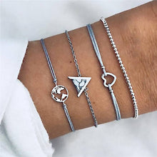 Load image into Gallery viewer, ABDOABDO Charm Bracelets for Women Vintage Friendship Bracelets Bohemian Bead Bracelet Femme Snap Button Jewelry Gifts for Women