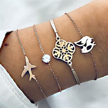 Load image into Gallery viewer, ABDOABDO Charm Bracelets for Women Vintage Friendship Bracelets Bohemian Bead Bracelet Femme Snap Button Jewelry Gifts for Women